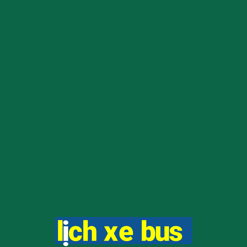 lịch xe bus