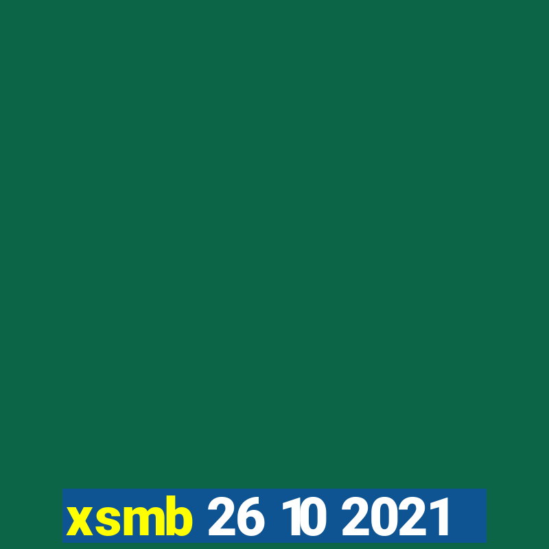 xsmb 26 10 2021