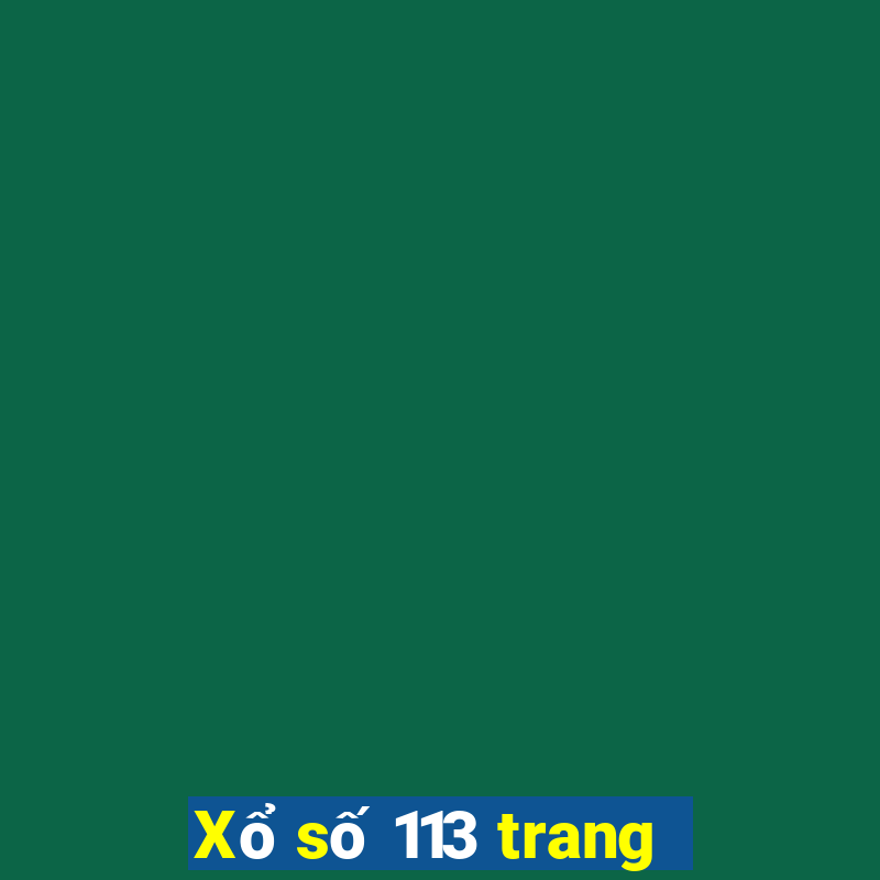 Xổ số 113 trang