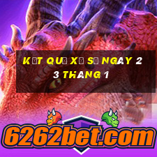 kết quả xổ số ngày 23 tháng 1