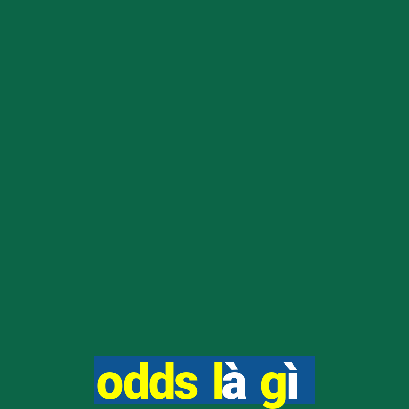 odds là gì