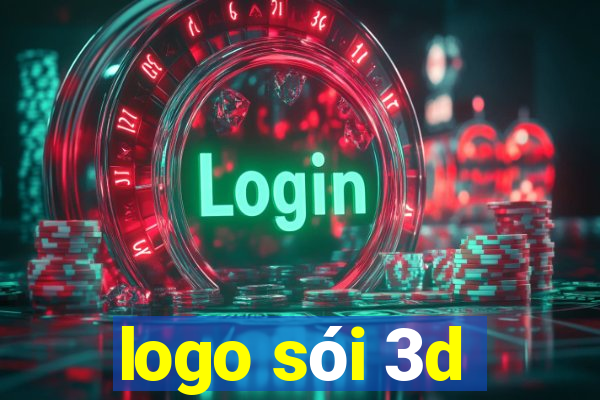 logo sói 3d