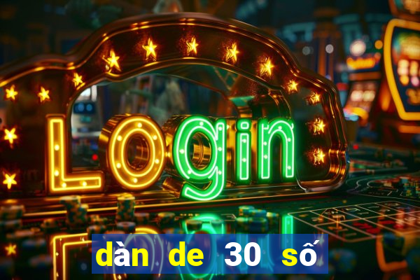 dan de 30 so khung 3 ngay