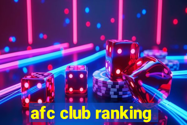 afc club ranking