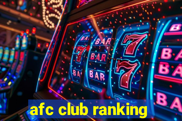 afc club ranking