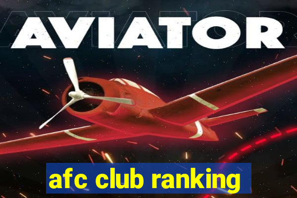 afc club ranking