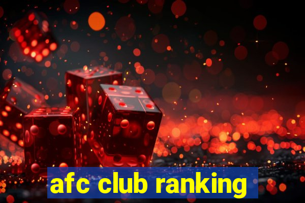 afc club ranking