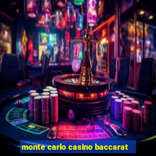 monte carlo casino baccarat