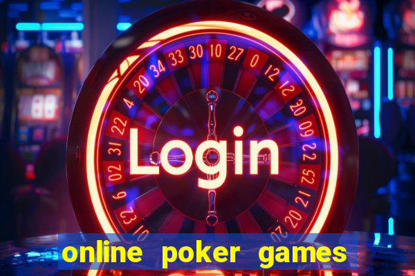 online poker games on pc