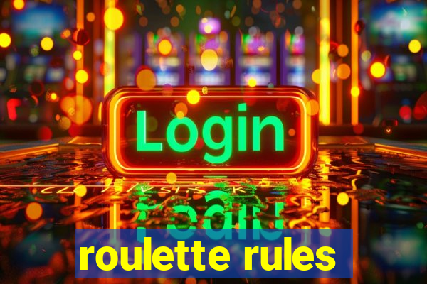 roulette rules