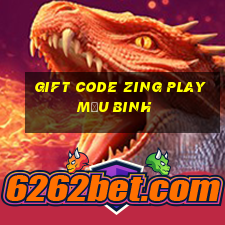 gift code zing play mậu binh