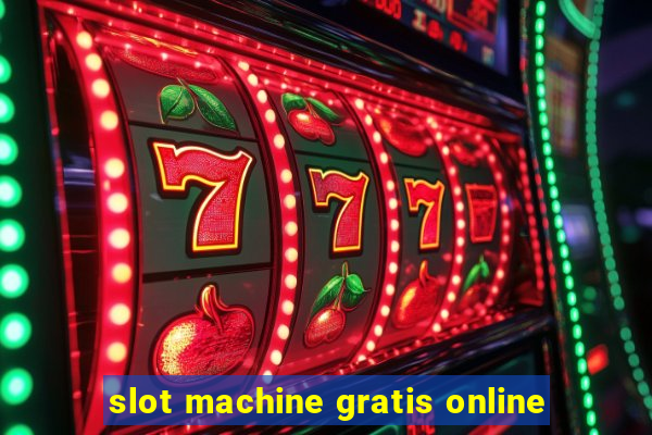 slot machine gratis online