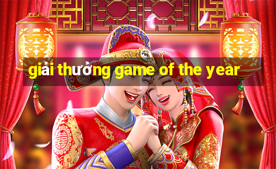 giải thưởng game of the year