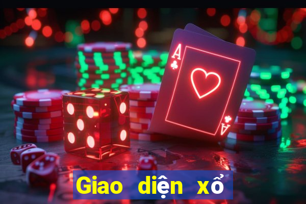 Giao diện xổ số chia xổ số vr3