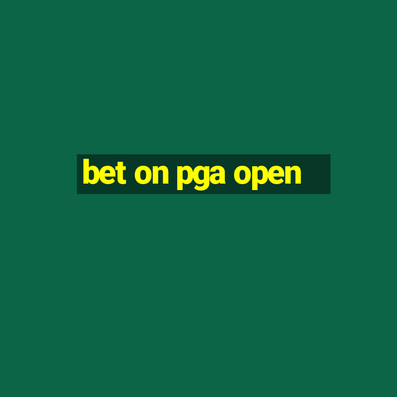 bet on pga open