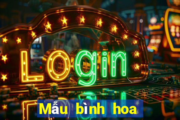 Mẫu bình hoa gốm sứ đẹp