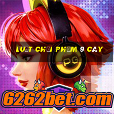 Luật chơi phỏm 9 cây