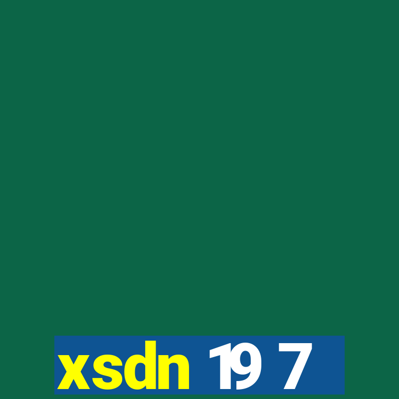 xsdn 19 7