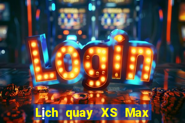 Lịch quay XS Max 4D hôm nay