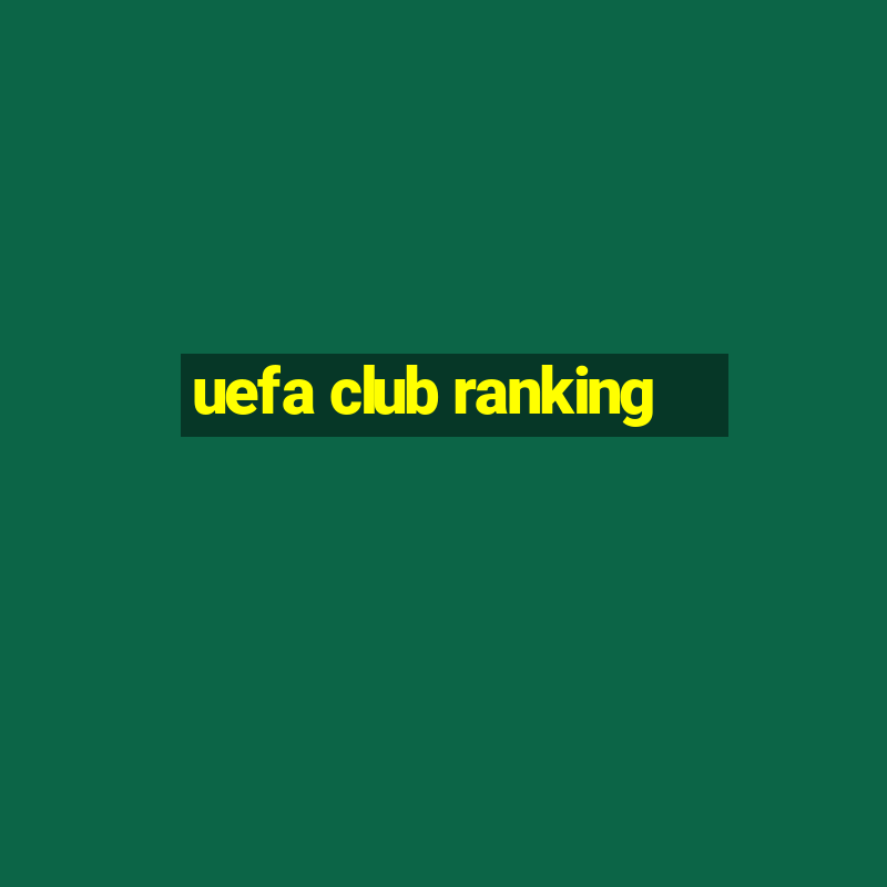 uefa club ranking