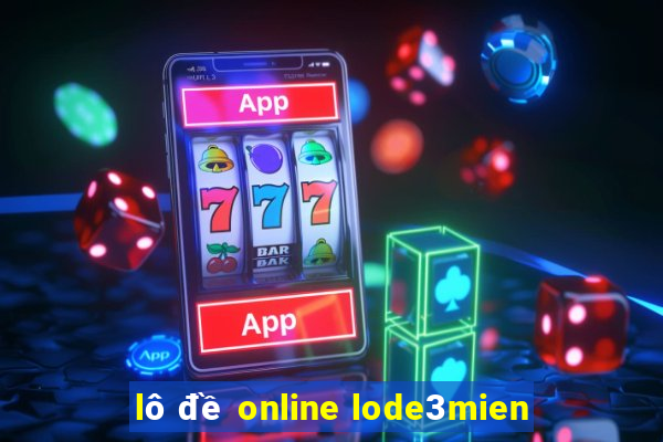 lô đề online lode3mien