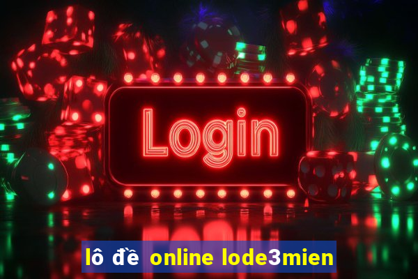 lô đề online lode3mien