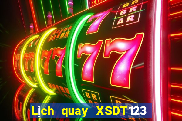 Lịch quay XSDT123 ngày thứ năm