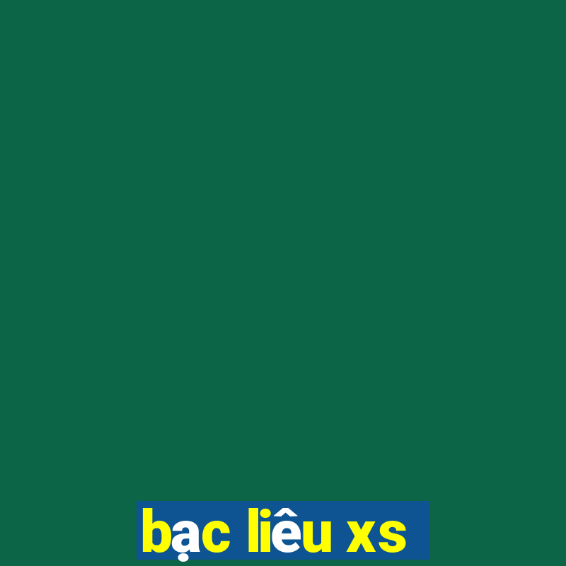 bạc liêu xs