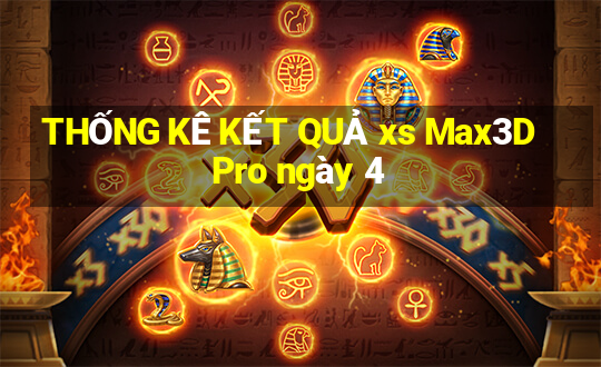 THỐNG KÊ KẾT QUẢ xs Max3D Pro ngày 4