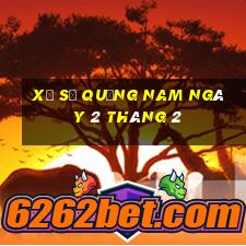 xổ số quảng nam ngày 2 tháng 2