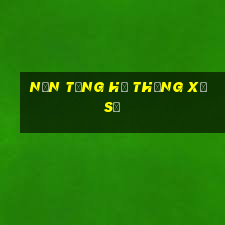 Nền tảng hệ thống xổ số