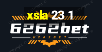 xsla 23 1