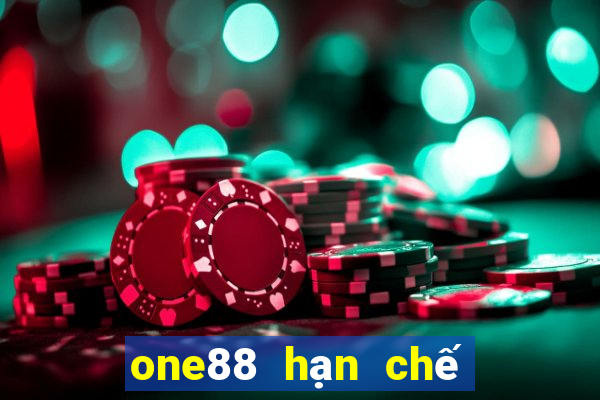 one88 hạn chế màu đỏ