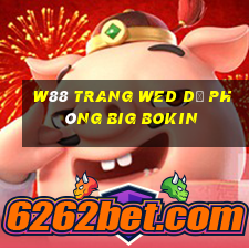 W88 trang wed dự phòng Big Bokin