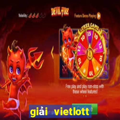 giải vietlott hiện tại