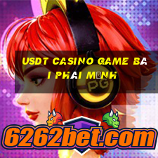 Usdt Casino Game Bài Phái Mạnh