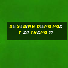 xổ số bình dương ngày 24 tháng 11