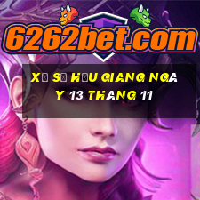 xổ số hậu giang ngày 13 tháng 11