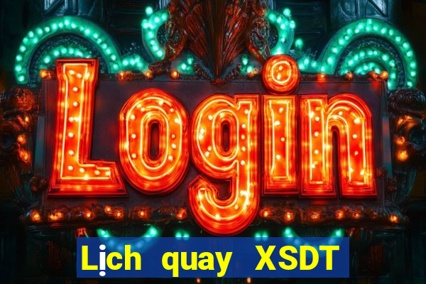 Lịch quay XSDT 6x36 thứ bảy