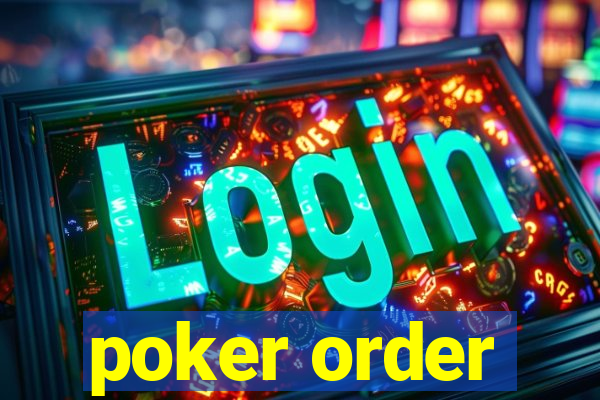 poker order