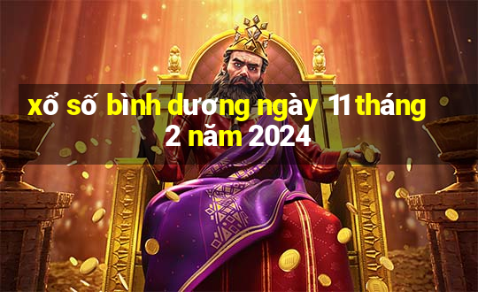 xổ số bình dương ngày 11 tháng 2 năm 2024