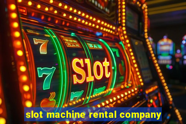 slot machine rental company