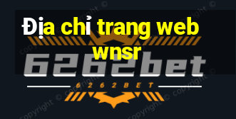 Địa chỉ trang web wnsr