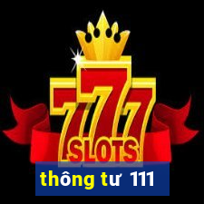 thông tư 111