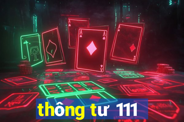 thông tư 111