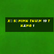 xổ số ninh thuận 19 tháng 1