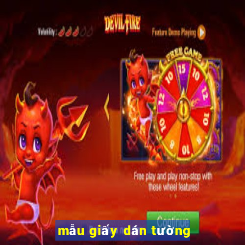 mẫu giấy dán tường