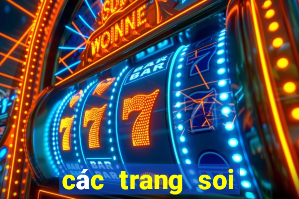 các trang soi cầu chuẩn