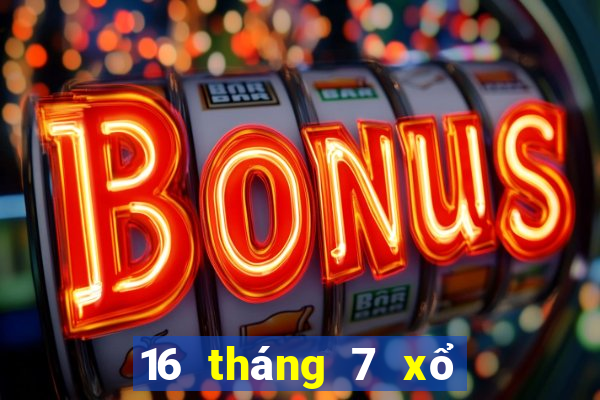 16 tháng 7 xổ số tiền giang