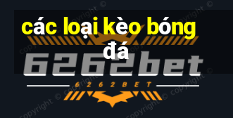 các loại kèo bóng đá